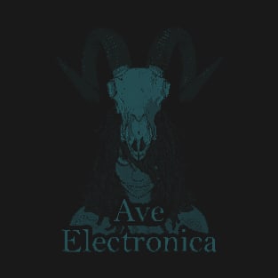 ASCii Savage Girl - Ave Electronica (Blue) T-Shirt