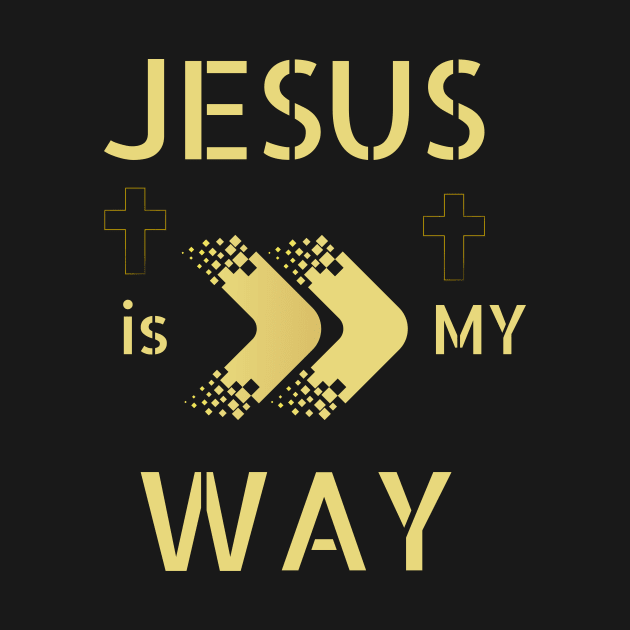 Jesus is my way by Mr.Dom store