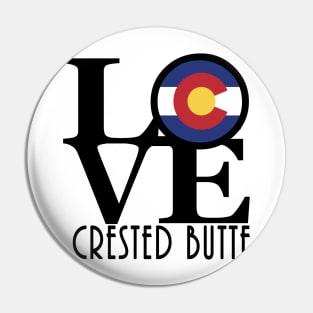 LOVE Crested Butte Pin