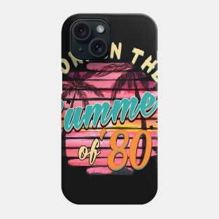 Vintage 39th Birthday Summer of 80 Birthday Phone Case