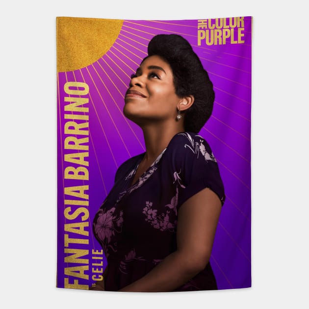 The Color Purple Tapestry by TwelveWay