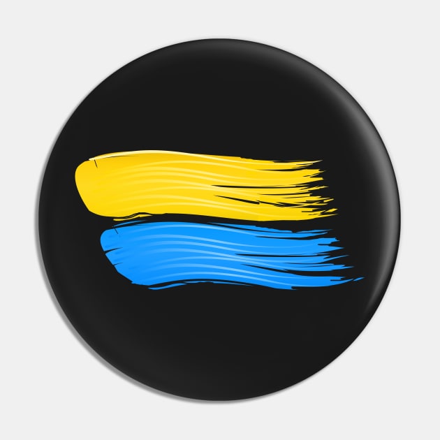 Ukranian flag Pin by HetmanArt