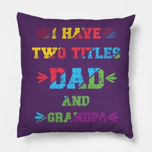 funny vintage fathers day quote fathers day daughter humor Pillow