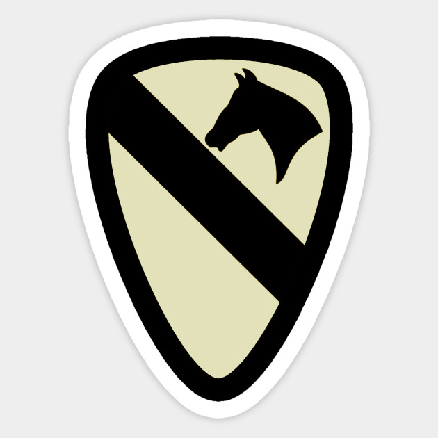 1st Cavalry Division 1st Cavalry Division Sticker Teepublic