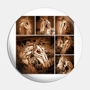 HORSES HEAD HANDLE POEM (ALBERT and the LION) Pin