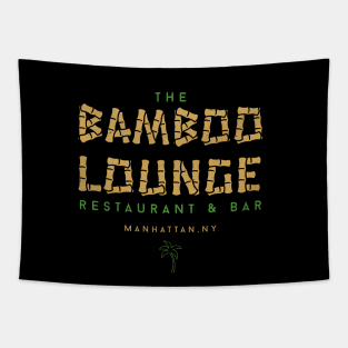 The Bamboo Lounge Restaurant & Bar - modern vintage logo Tapestry