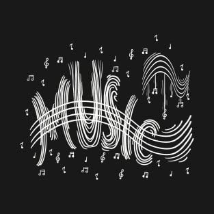 Music notes best design T-Shirt