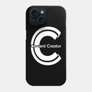 Content Creator - 01 Phone Case