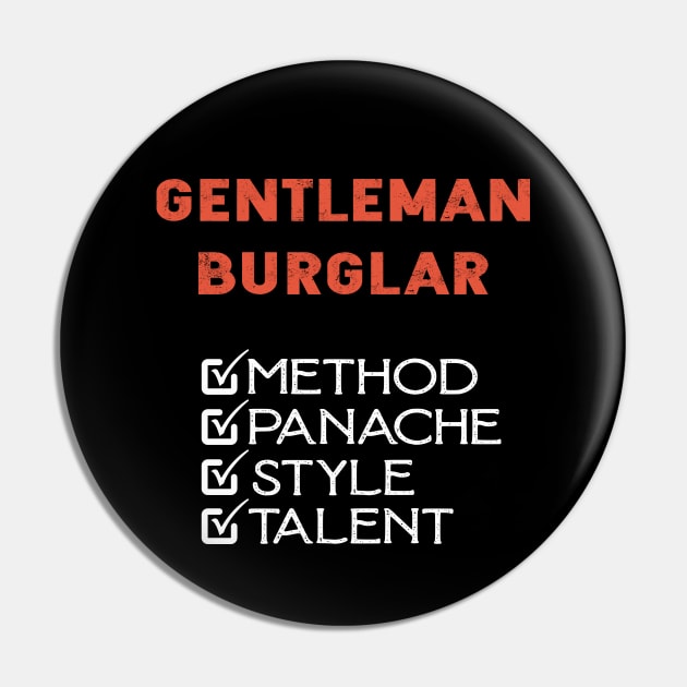 Arsène Lupin Gentleman Burglar Pin by CcilFR