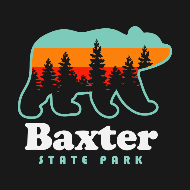 Baxter State Park Bear Maine Camping by PodDesignShop