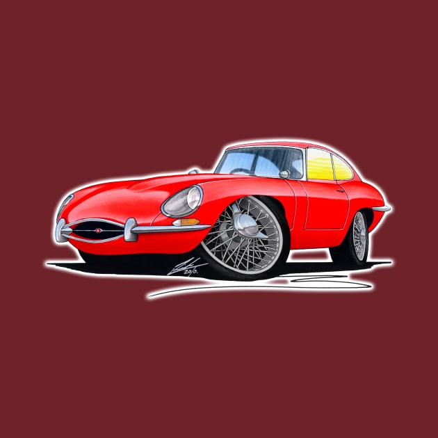 Jaguar E-Type S1 Red by y30man5