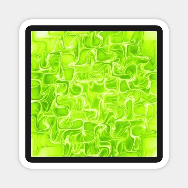 Green waves Magnet by krinichnaya