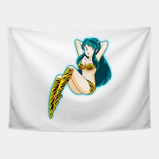 lum the invader girl Tapestry