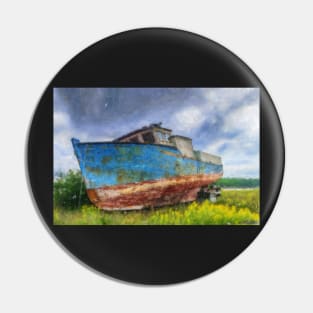 Old Fishing Boat Pin