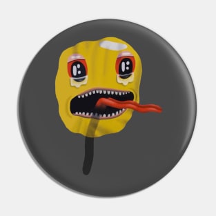 Sad Trippy Smiley Pin