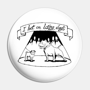 I Bet On Losing Dogs - Illustrated Lyrics Pin