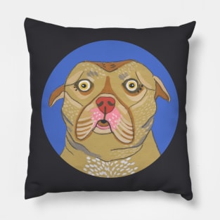 Cute Pitbull Dog Pillow