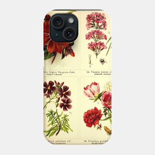 Vitage flower collection Phone Case