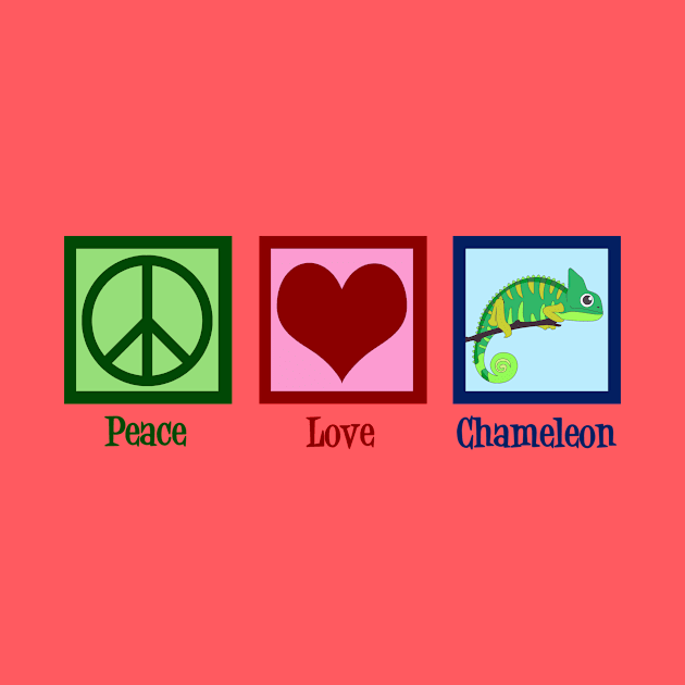 Peace Love Chameleons by epiclovedesigns