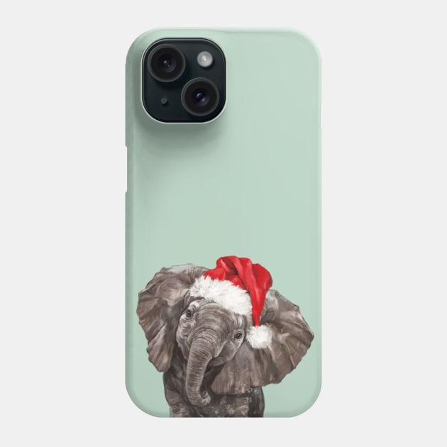 Christmas Baby Elephant Phone Case by bignosework