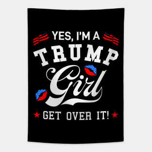 Trump Girl Tapestry