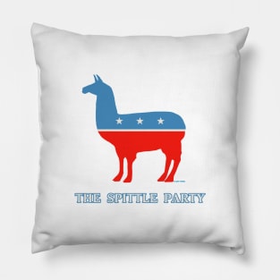 The Spittle Party aka the Llama Party Pillow