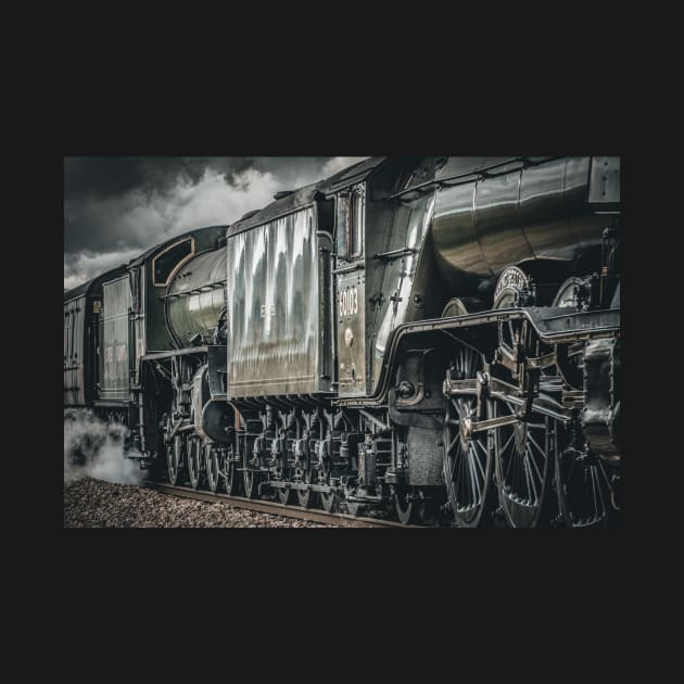 'Full Steam (Detail) The Flying Scotsman',near Pitlochry. by mucklepawprint