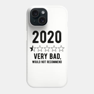 2020 Would Not Recommend bad review Phone Case