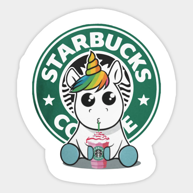Unicorn Drink Coffee Unicorn Lover Sticker Teepublic
