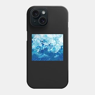 Shades of Blue Texture Phone Case