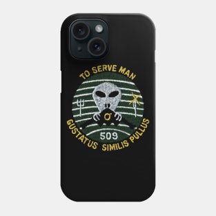 To Serve Man, References Vintage Twilight Zone Episode Phone Case