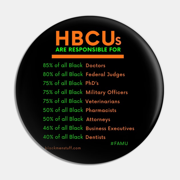 HBCUs are responsible for... FAMUly Pin by BlackMenStuff