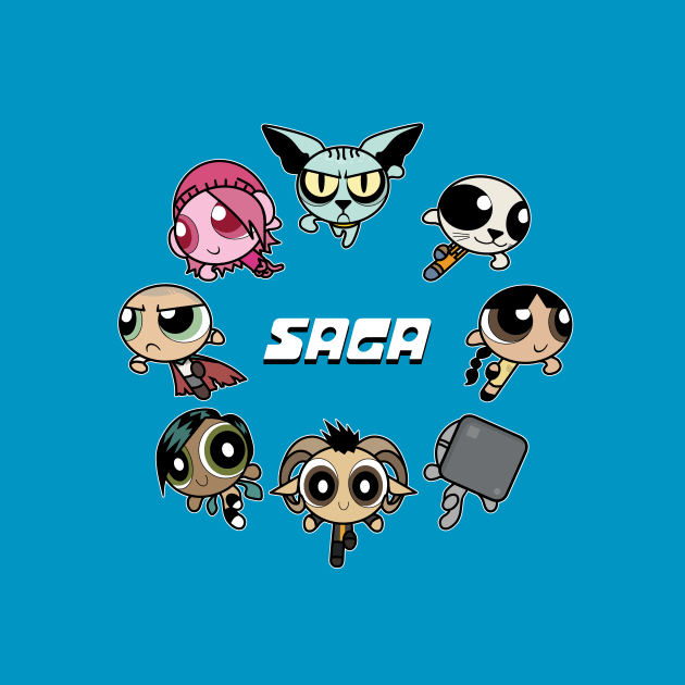 Saga Cartoon Mash Up by bovaart