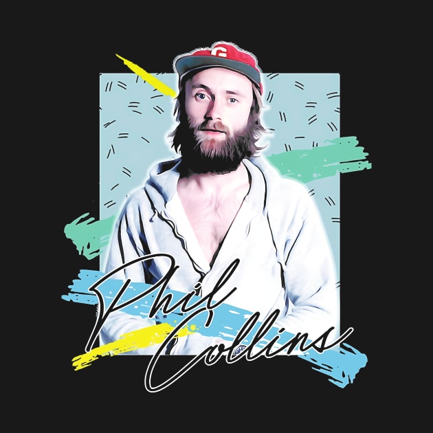 Phil Collins Retro Fanart by FelixSad