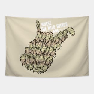 West Virginia Wild Things Tapestry