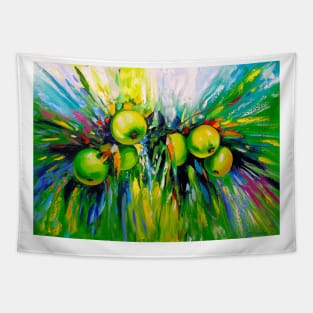 Green apples Tapestry