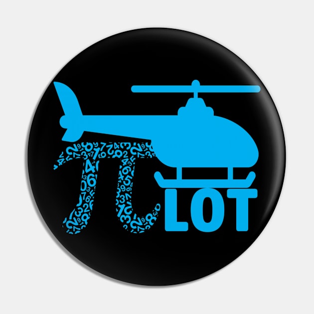 PI Day PIlot Pin by A Zee Marketing