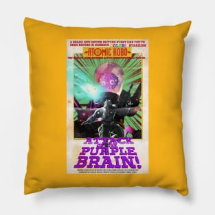 Atomic Robo in ATTACK OF THE PURPLE BRAIN! Pillow