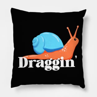 Dragging Snail Pillow