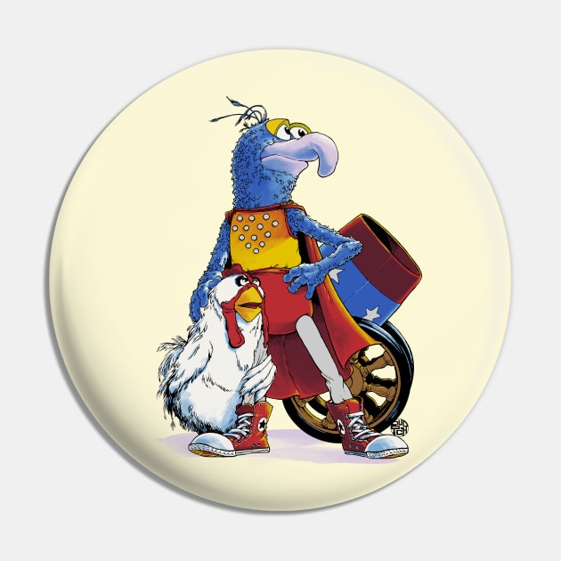 Gonzo the Great Pin by joshuabudich