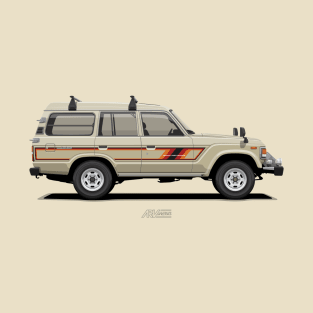 Land Cruiser 60 High Roof Tan Color T-Shirt