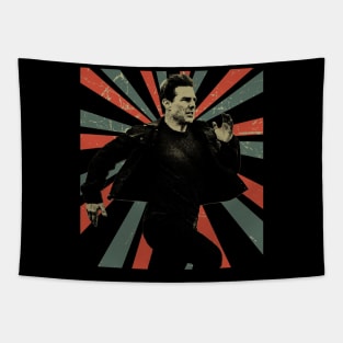 Run || Mission: Impossible || Vintage Art Design Tapestry