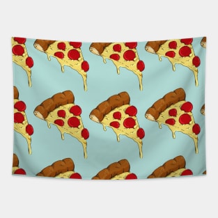 Cheese Pizza Pattern Tapestry