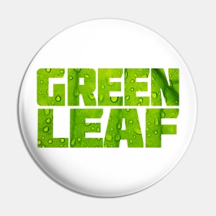 Green Leaf Pin