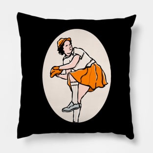 Baseball girl Pillow