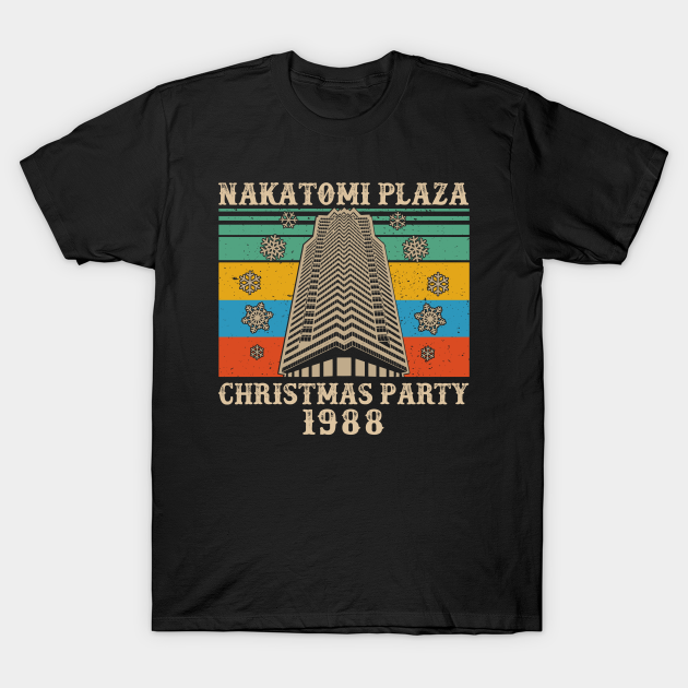 Nakatomi Plaza Christmas Party 1988 Vintage - Christmas - T-Shirt