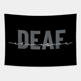 Deaf Education Deaf and Hard of Hearing Teacher Appreciation Tapestry