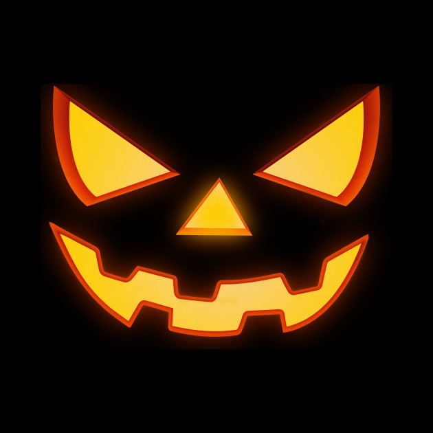 Scary Halloween Horror Pumpkin Face by badbugs