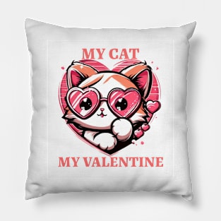 MY CAT MY VALENTINE Pillow