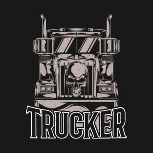 American Trucker - Truck Driver T-Shirt